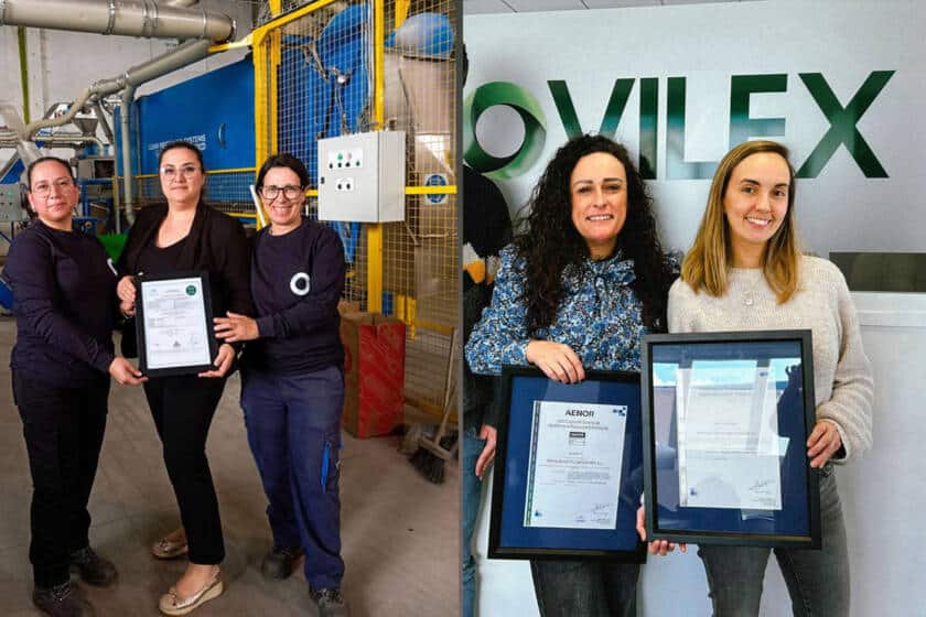 Equipo de Movilex con certificaciones RAEE ISO y WEEELABEX