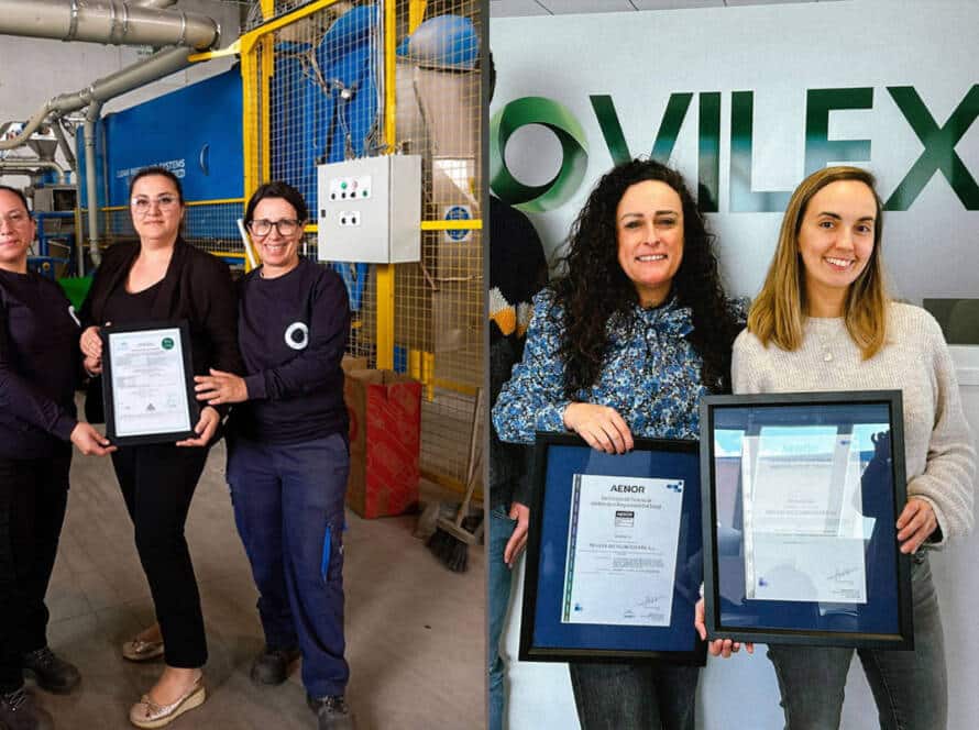 Equipo de Movilex con certificaciones RAEE ISO y WEEELABEX